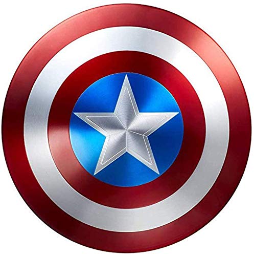 Escudo Capitan America Metal 1: 1 Adulto Apoyos de Película Niños Hierro Forjado CapitáN AméRica Shield Vengadores Disfraz de Metal Shield C,47CM Escudo Capitan America Metal 1: 1 Adulto Apoyos de Película Niños Hierro Forjado CapitáN AméRica Shield Vengadores Disfraz de Metal Shield C,47CM