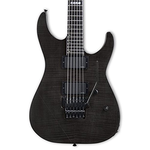 ESP E-II M-II - Guitarra eléctrica con funda, color negro