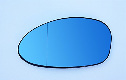 Espejo retrovisor izquierdo del lado del conductor calefactable esférico azul