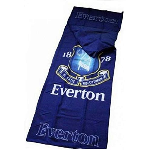 Everton FC - Saco de Dormir diseño Polar del Club de fútbol (Tamaño Ãšnico) (Azul)