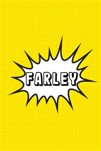 Farley: Personalized Name Farley Notebook, Gift for Farley, Diary Present Idea