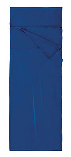 Ferrino Sheet-SLEEPINGBAG Pro Liner SQ XL Saco de Dormir Tiempo Libre Y Senderismo, Adultos Unisex, Azul