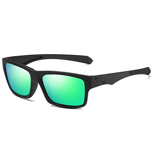 Gafas De Sol Hombres,Gafas De Sol Polarizadas De Deporte De Moda Para Hombres Gafas De Sol De Conducción Unisex Gafas De Sol Para Hombre Espejo Gafas Negras-B