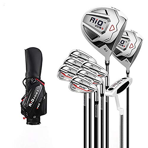 GRF Club de Golf, Juego de Golf para Hombres de 9 Juegos, Postes para Principiantes Juego Completo de Equipo con Bolsa de Pelota estándar. GRF Club de Golf, Juego de Golf para Hombres de 9 Juegos, Postes para Principiantes Juego Completo de Equipo con Bolsa de Pelota estándar.