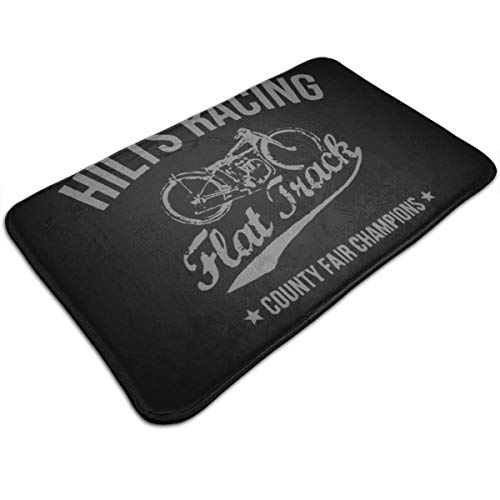 HUTTGIGH Great Escape Hilts Racing Flat Track Fair Champions - Felpudo antideslizante para puerta de entrada de baño, cocina, alfombra de 19,5 x 31,5 pulgadas absorbente