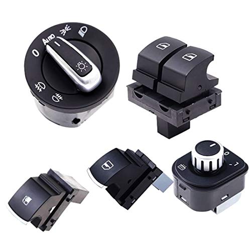 HZTWFC Interruptor del tanque de combustible del faro del espejo de la ventana OEM # 5ND941431B 5ND959855 5ND959565B 5K3959857 1KD959833 HZTWFC Interruptor del tanque de combustible del faro del espejo de la ventana OEM # 5ND941431B 5ND959855 5ND959565B 5K3959857 1KD959833