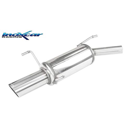 Inoxcar OPCO.13.90RA Escape deportivo 100% Inox adecuado para Opel Corsa C 1.3 16v CDTi 70hp 2003-2006 Ø45 1x90mm Rally