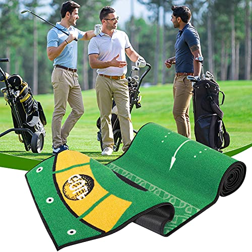Kacsoo Alfombra de Golf 0,5 x 3 m Equipo de Entrenamiento de Golf Regalo de Golf Hombres y Mujeres con 2 Pisos de Pendiente Desmontables para Interior Patio Al Aire Libre Kacsoo Alfombra de Golf 0,5 x 3 m Equipo de Entrenamiento de Golf Regalo de Golf Hombres y Mujeres con 2 Pisos de Pendiente Desmontables para Interior Patio Al Aire Libre