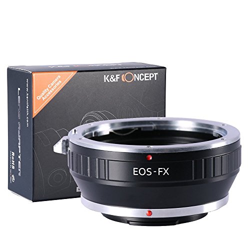 K&F Concept Adaptador de Objetivo EOS EF/EFS para cámara de Montaje FujiFX X-Pro1 X Serie X (sin Espejo)