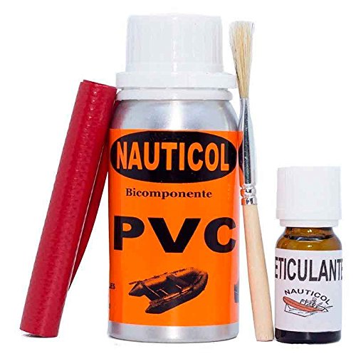 Kit para reparación de neumáticas de PVC Nauticol (Gris Oscuro)