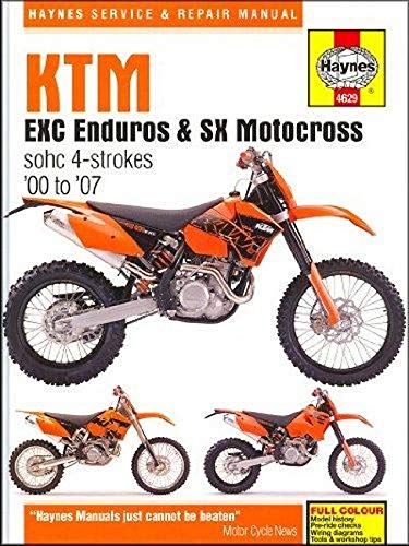 KTM EXC Enduros & SX Motocross sohc 4-strokes (00 - 07) (Haynes Powersport)