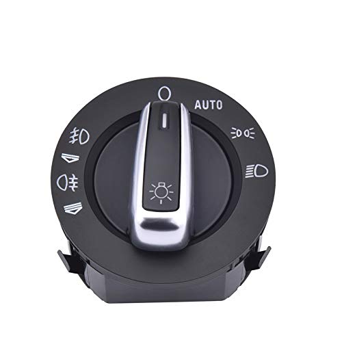 Lfldmj Chorme Interruptor de Faro Contorl Faro antiniebla Contorl, para Audi A6 S6 C6 RS6 Allroad, para Q7 4FD941531A 4F1941531E Lfldmj Chorme Interruptor de Faro Contorl Faro antiniebla Contorl, para Audi A6 S6 C6 RS6 Allroad, para Q7 4FD941531A 4F1941531E