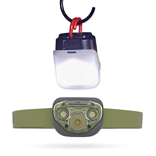 Linterna frontal y estuche de linterna Energizer Vision HD+, linterna frontal LED de 260 lúmenes, IPX4 de resistencia al agua, manos libres con lente a prueba de roturas, para interior y exterior Linterna frontal y estuche de linterna Energizer Vision HD+, linterna frontal LED de 260 lúmenes, IPX4 de resistencia al agua, manos libres con lente a prueba de roturas, para interior y exterior