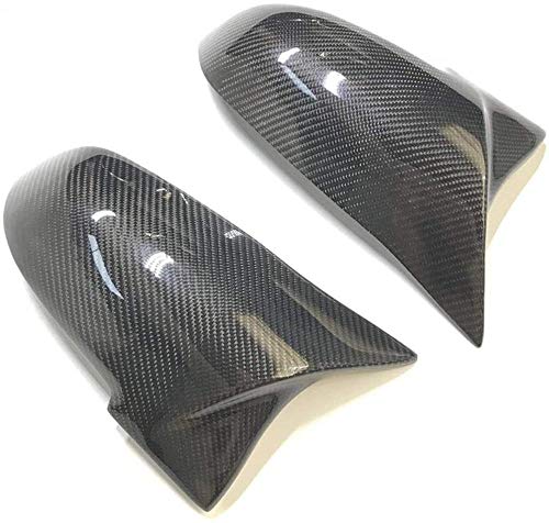 LIUJTAO Cubierta de Espejo retrovisor de Coche   para BMW F20 F21 F22 F23 F30 F31 F32 F33 F36 M3 M4 Look Cubierta de Espejo de Fibra de Carbono Cubierta de Espejo de ala