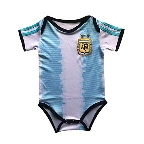 Los Fans del fútbol de casa y de Viaje de los bebés de fútbol Ropa cómoda Ropa de 6-24 Meses para los bebés de Nueva Jersey 6-12 Meses Argentina