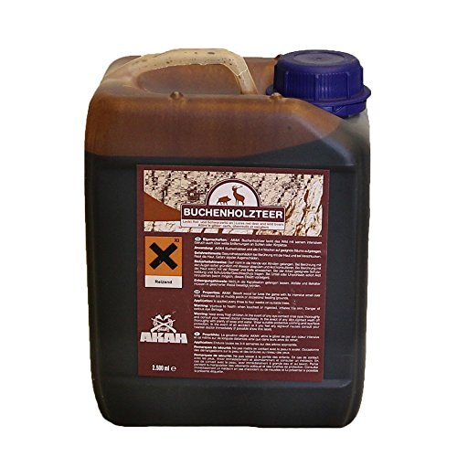 Madera de haya AKAH alquitrán 2,5 litros de alto concentrado atrayente para rojo y negro Wild Madera de haya AKAH alquitrán 2,5 litros de alto concentrado atrayente para rojo y negro Wild