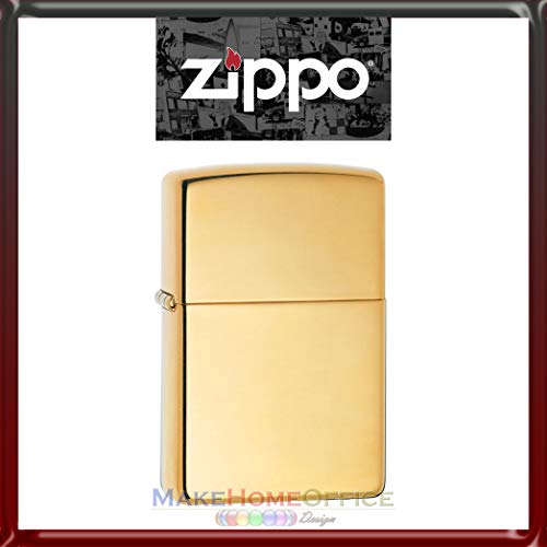 Mechero"Zippo" Mod. 254B Brass - Gasolina recargable, antiviento, modelo clásico