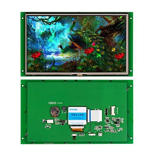 Módulo de Pantalla LCD TFT Inteligente HMI de 10.1 Pulgadas con Controlador + Interfaz Táctil + UART Serie