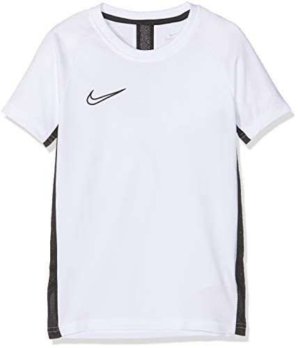 NIKE Nk Dry Acdmy Top Jr Camiseta de Manga Corta, Niños, Blando (White/Black/(Black), XS