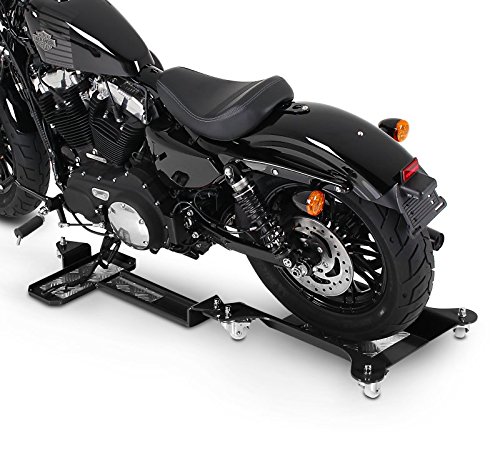 Peana Aparcamiento Moto para Harley Davidson Sportster 1200 Nightster (XL 1200 N) ConStands M2 Negro