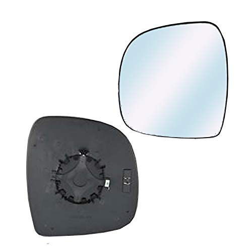 Placa espejo izquierdo asférica térmica cromada, compatible con Mercedes Vito-Viano desde 09/2003 hasta 09/2010