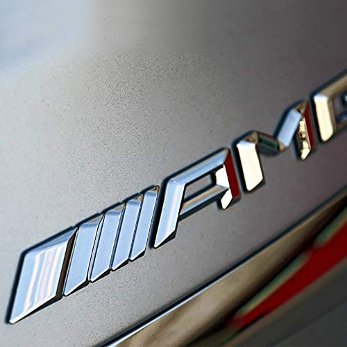 PMSMT Etiqueta engomada del Metal 3D del Coche AMG Show Car Logo Emblema de la Insignia para Mercedes-Benz Clase C Clase E Clase S Accesorios Personalizados modificados