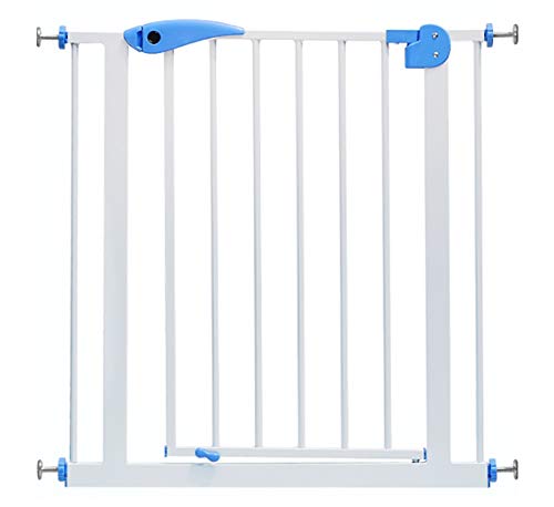Puertas de seguridad Puerta de mascotas extra grande con barrera efectiva para las aletas de gato para mascotas con extensiones disponibles, 82-200 cm (tamaño: 82-90 cm)