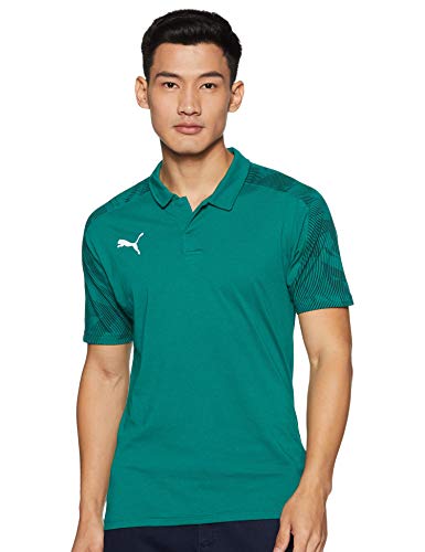 PUMA Cup Sideline Polo Poloshirt, Hombre, Alpine Green-Pepper Green, XL