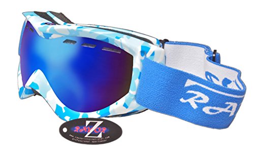 Rayzor Profesionales Gafas de esquí Gafas de Snowboard (25 modelos en el anuncio) UV400 Dobles Lentes, de Esquí Snowboard Gafas, un Niebla Anti Coated, ventilación Espejo antides lumbrante Amplia Claridad Lente Vision.