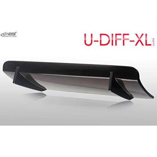 RDX RDHAD4 Faldón trasero 'Diffusor' Universal 'U-Diff XL' 71,5cm (PU), Negro