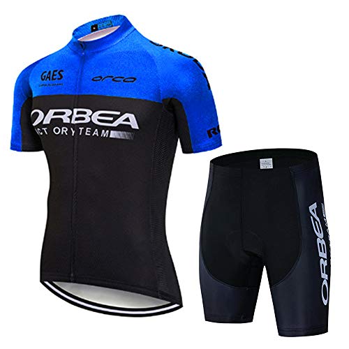 Ropa Ciclismo Verano Hombre Equipacion Traje Ciclismo Hombre Maillot Ciclismo + Pantalon Bicicleta para Ropa Ciclista MTB