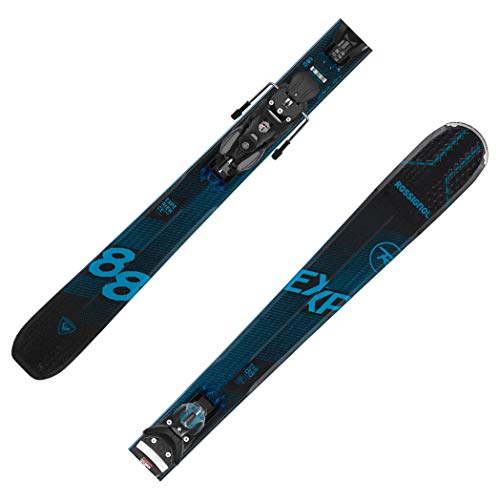 Rossignol Experience 88 Ti Basalt + NX 12 Konect GW B90 Esquís, Adultos Unisex, Azul, 187 cm