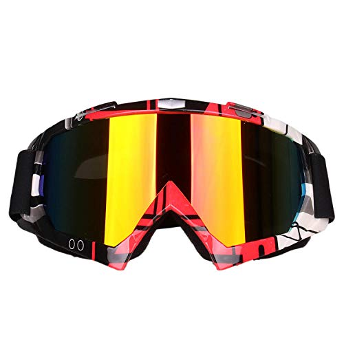 SlimpleStudio Anti Niebla 100% Protección UV Gafas de Ventisca,Gafas Deportivas de montañismo Anti-Ultravioleta Gafas Gafas de esquí de Fondo-2