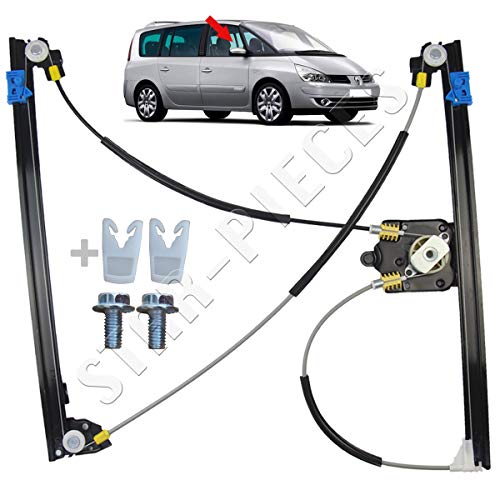 STARKIT PERFORMANCE Elevalunas eléctrico delantero derecho Copiloto para Renault Espace 4 DE 2002 a 2014 STARKIT PERFORMANCE Elevalunas eléctrico delantero derecho Copiloto para Renault Espace 4 DE 2002 a 2014