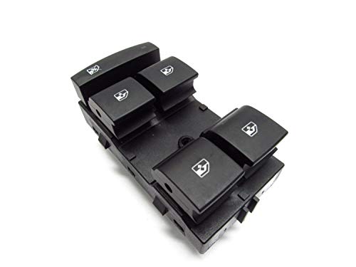 TAYCAREX - Interruptor de control de botón de elevalunas compatible con Opel Insignia, Meriva B, Mokka, Astra
