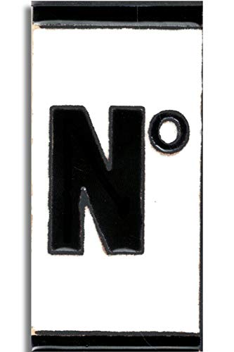 TORO DEL ORO Números casa exterior - Placa Puerta - Cerámica esmaltada - Pintados a Mano con la técnica de la cuerda seca - Nombres y direcciones - Modelo Polo 5,5 cms x 10,5 cms (Símbolo Número"Nº") TORO DEL ORO Números casa exterior - Placa Puerta - Cerámica esmaltada - Pintados a Mano con la técnica de la cuerda seca - Nombres y direcciones - Modelo Polo 5,5 cms x 10,5 cms (Símbolo Número"Nº")