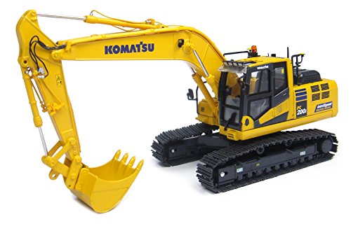 Universal Hobbies - UH 8107 - Excavadora - Komatsu Pc200I-10 - Control de la máquina Inteligente - Escala 1/50 - Amarillo