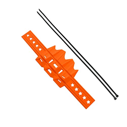 Universalmente Utilizado para Protector Térmico para La Cubierta del Silenciador del Tubo De Escape De La Motocicleta con Un Diámetro Ovalado De 100 Mm-140 Mm (Color : Orange)