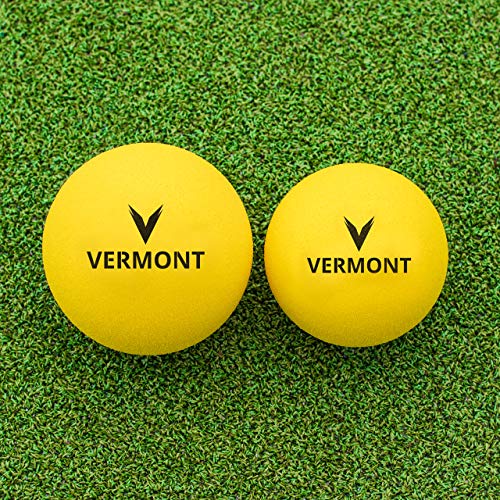 Vermont Pelotas de Tenis – Bolas de Espuma de Mini Tenis [Nivel 3] | Aprobadas por la ITF – Cualquier Superficie (Pack de 3, 80mm)