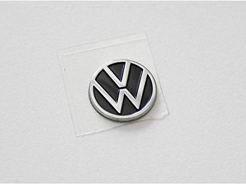 Volkswagen 5H0837891FOD - Emblema para llave de coche, mando a distancia, 10 mm, con nuevo logotipo de Volkswagen