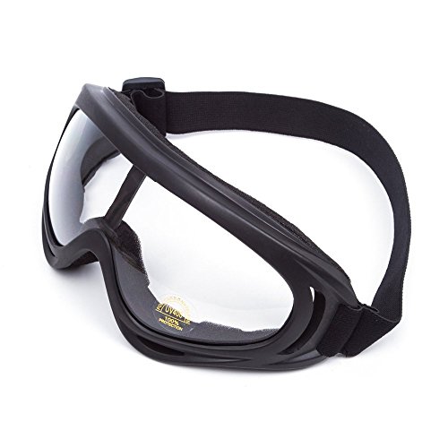 WILDKEN Gafas de Seguridad Anti-UV a Prueba de Viento Antipolvo Anti-Sable Anti-Niebla para Actividades al Aire Libre Ciclismo Moto Cross Mountain Bike ATV Ski (Claro)