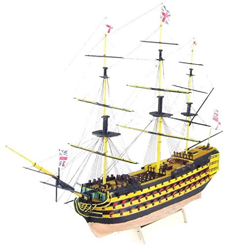 YZ-YUAN Decoraciones para la Sala de Estar Kits de construcción de Modelos de embarcaciones Modelo de embarcación HMS Victory 1765 Velero de Madera Occidental Kit de Modelo de Barco de la Marina Rea