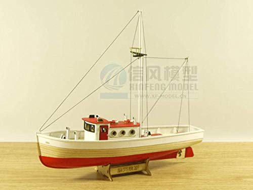 YZ-YUAN Kits de construcción de Modelos de embarcaciones Modelo de embarcaciones Nueva Escala de Madera Modelo de Escala de Barco 1/66 Kits de Modelos de ensamblaje Naxox Kit de Modelo de Barco de v