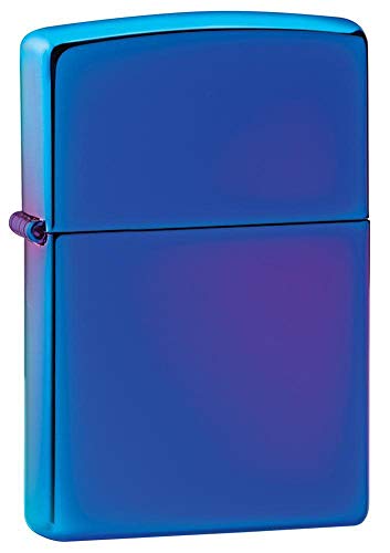 Zippo Regular Encendedor Resistente al Viento, Unisex Adulto, Azul, Normal