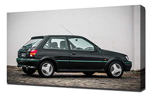 1990-Ford-Fiesta-RS-Turbo-V5-1080 - Lienzo impreso artístico para pared, diseño de Ford Fiesta-RS-Turbo-V5-1080