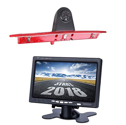 3RD Luz de Freno Vista Trasera Cámara de Reversión de Aparcamiento con Kits de Monitor LCD de 7.0 pulgadas para TRANSIT F150/F250/F350 Ford TRANSIT V636 TRANSIT Jumbo 2014-2019 3RD Luz de Freno Vista Trasera Cámara de Reversión de Aparcamiento con Kits de Monitor LCD de 7.0 pulgadas para TRANSIT F150/F250/F350 Ford TRANSIT V636 TRANSIT Jumbo 2014-2019
