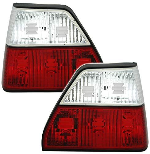 AD Tuning GmbH & Co. KG 960043 - Juego de Faros Traseros, Transparente, Cristal, Rojo y Blanco