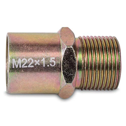 Adaptador de filtro de aceite tornillo M22 x 1,5 para placa sándwich compatible con Mocal, Racimex, Raid hp, D1 Specuvm