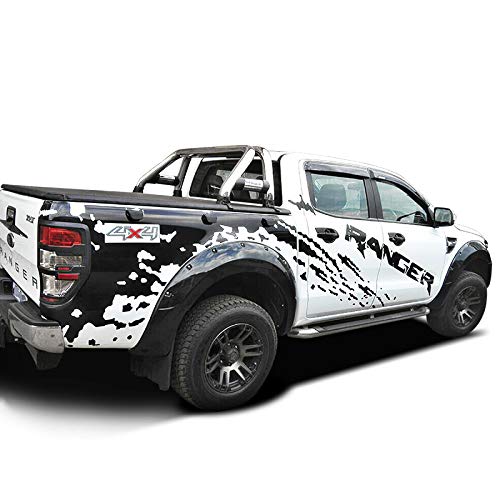 Adhesivo de vinilo adhesivo para Ford Ranger doble cabina a partir de 2012 Adhesivo de vinilo adhesivo para Ford Ranger doble cabina a partir de 2012