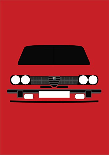 Alfa Romeo Alfasud - Tarjeta de felicitación retro de Motor Company